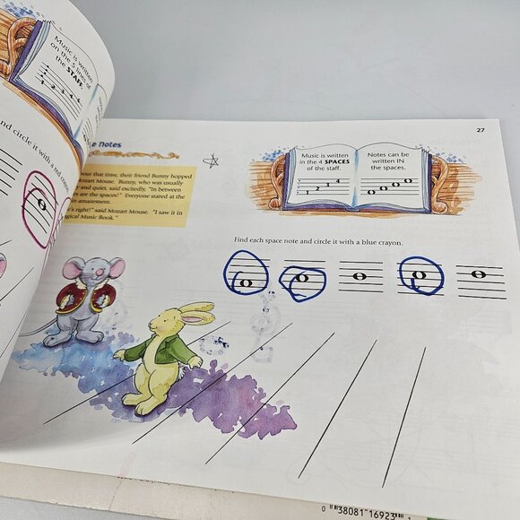 Alfred Music for Little Mozart Piano Learning Prep Level 2 Lesson Workbook Lot 2 - Picture 5 of 13